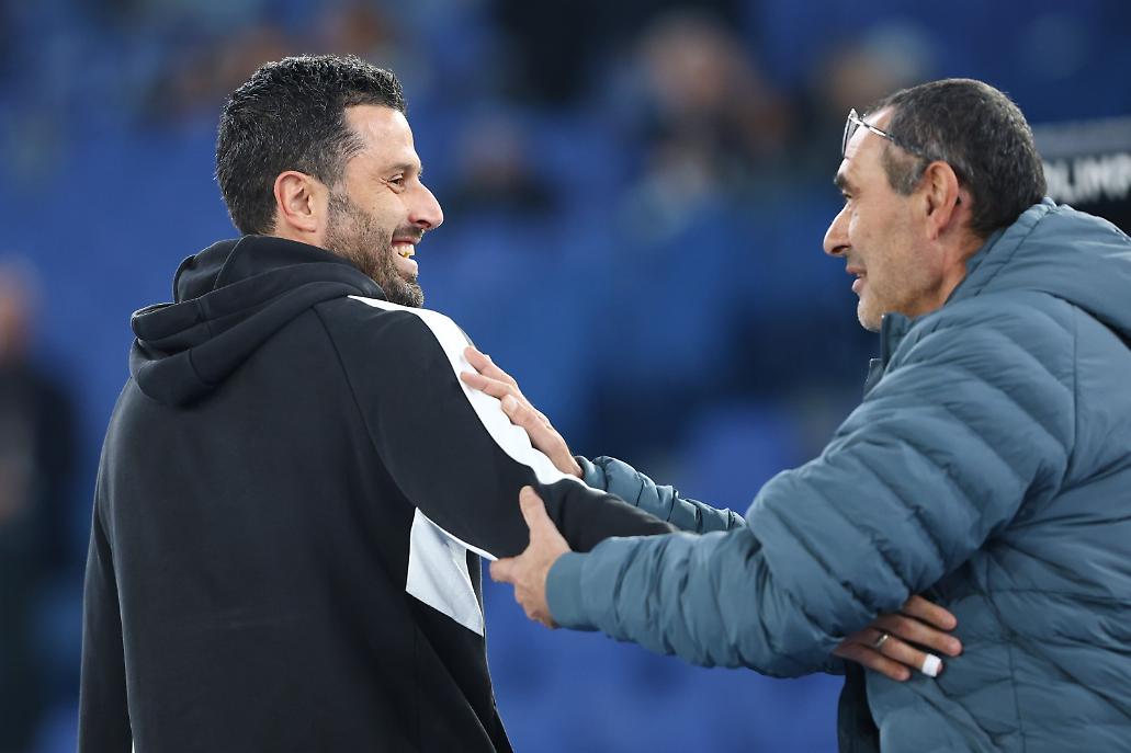 Grosso e Sarri prima del match