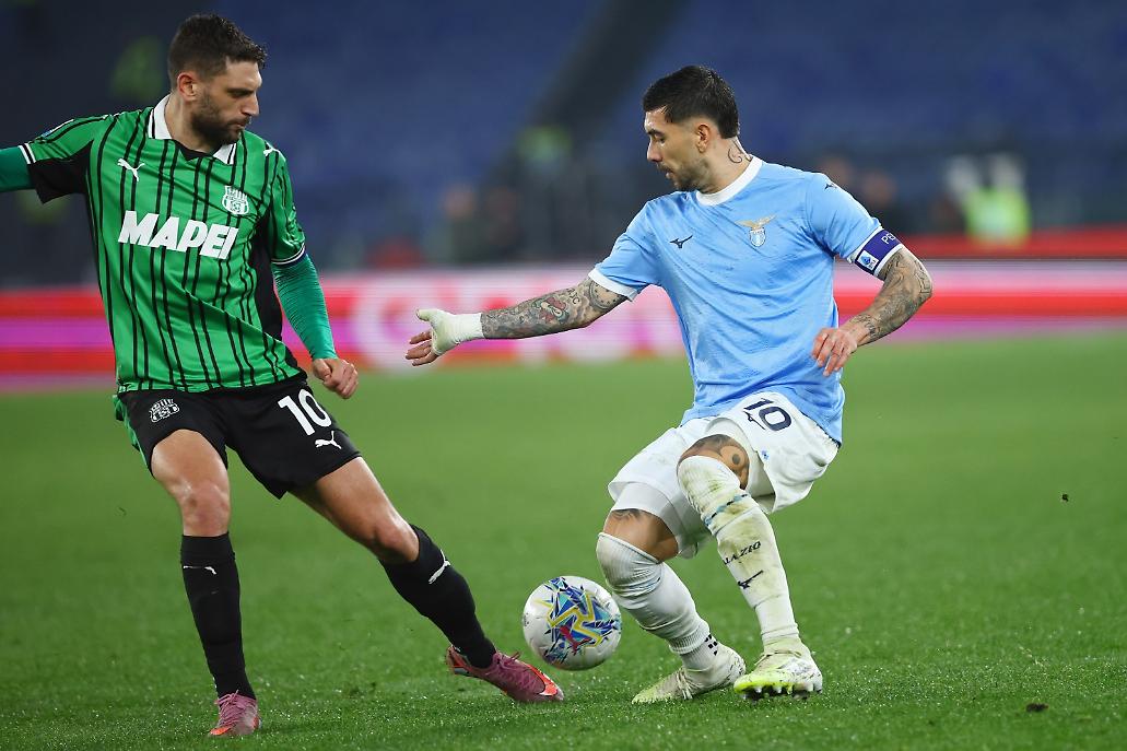 Zaccagni tenta un dribbling