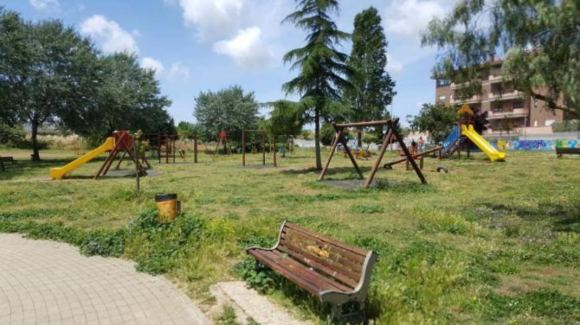 Una veduta del parco Caduti di Cefalonia 