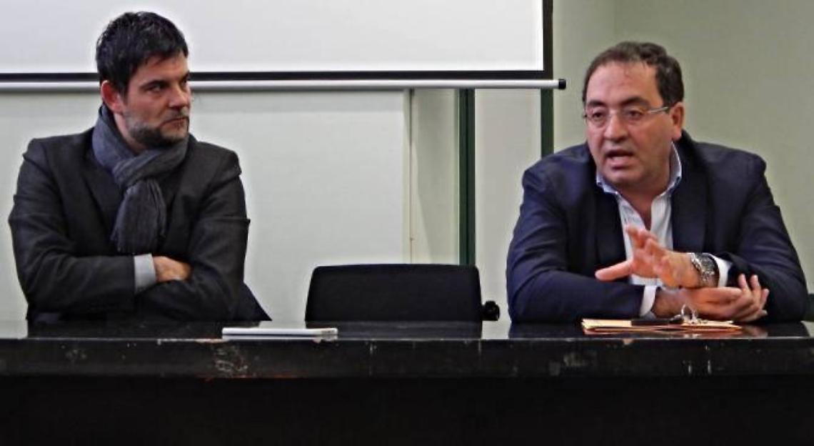 L'assessore Vittorio Marchitti e il sindaco Antonio Terra 