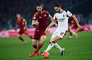 Pellegrini, su rigore, risponde a De Winter: Roma-Milan finisce 1-1