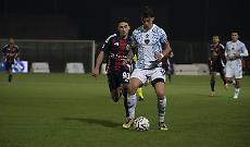 Il Latina, in dieci, cede nel finale alla Casertana