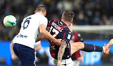 Il quinto rigore di Immobile lancia il Bologna e gela l'Inter: &egrave; finale con il Napoli
