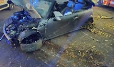 Tragico incidente sulla Pontina: auto finisce fuori strada, un morto e un ferito grave