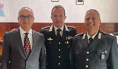 Latina, saluto di commiato per due Carabinieri dopo quarant&rsquo;anni di servizio