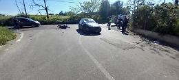 Incidente in moto, grave centauro di 37 anni