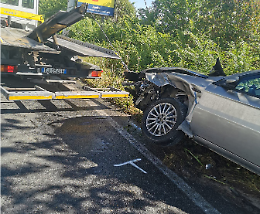 Incidente sulla Nettunense, due persone ferite