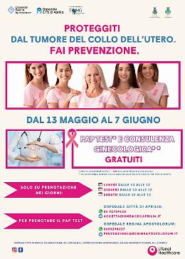 Al via la campagna di prevenzione del tumore al collo dell'utero