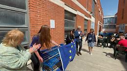 Una panchina europea in memoria di David Sassoli