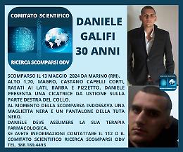 Continuano le ricerche di Daniele, l'ultimo avvistamento a Velletri