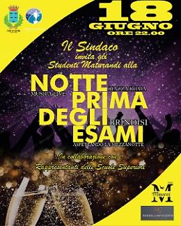 Studenti in piazza per la "Notte prima degli esami"