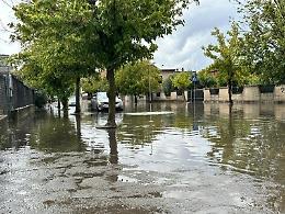 Maltempo: strade allagate ad Aprilia, disagi sulla Pontina e in città