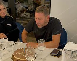 Francesco Totti, compleanno  al ristorante “Genesi” di Sabaudia