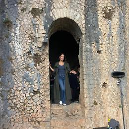 Elodie a Terracina per le riprese del nuovo film che la vede protagonista