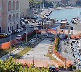 Gaeta, lungomare: via i lavori di Peschiera 