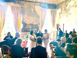 Cisterna, la prima unione civile: il «sì» di Galdys e Valerie 
