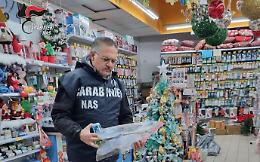 I Nas sequestrano prodotti natalizi non sicuri, sanzioni per oltre 2.000 euro