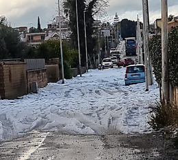 Maltempo, violenta grandinata e allagamenti ad Anzio e Nettuno