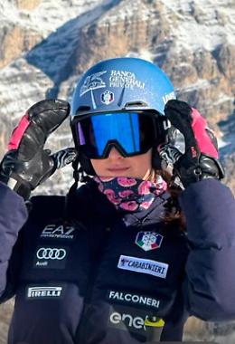 La pontina Giulia Valleriani all'esordio in Coppa del Mondo