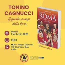 "Il grande romanzo della Roma", Cagnucci presenta il suo libro anche a Latina