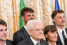 Federico Colaninno al Quirinale ricevuto dal Presidente Mattarella