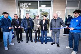 “Cisterna Volley Home”, ieri il taglio del nastro