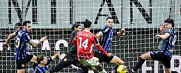 de Vrij , all'ultimo respiro, salva l'Inter dal terzo ko in un derby