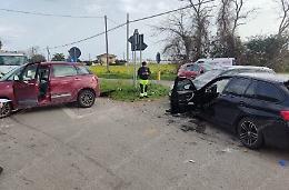 Incidente sulla Pontina, tre auto coinvolte e sei feriti