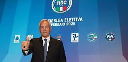 Gabriele Gravina presidente della Figc fino al 2028