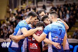 Impresa di Cisterna, batte l'Itas Trentino 3-1 e porta la serie in parità