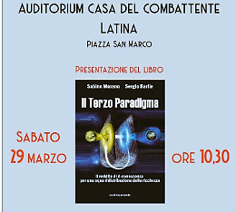 A Latina la presentazione del libro "Il terzo paradigma"