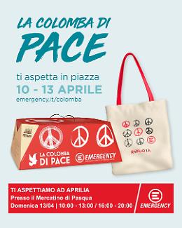 "Colombe della pace", Emergency domani in piazza per la raccolta fondi