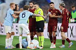 Il derby della capitale finisce 1-1. Al vantaggio Lazio con Romagnoli, risponde Soulé