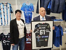 Cisterna Volley,  la visita del Vice Capo Vicario della Polizia di Stato, Carmine Belfiore