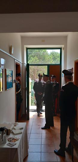 Il GeneraleUgo Cantoni,  in visita alle Stazioni Carabinieri di Ponza e Ventotene 