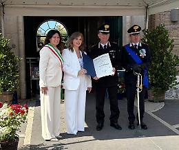 Onorificenza al Comandante dei Carabinieri di Sermoneta, Antonio Vicidomini