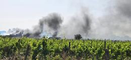 Incendio a Fossignano, aria irrespirabile