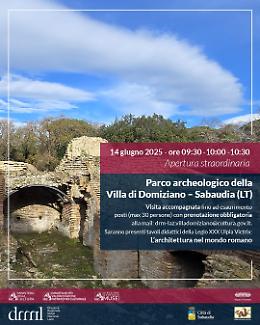 Villa Domiziano, il Parco archeologico torna a vivere
