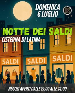 Questa sera il centro si accende: torna la Notte dei Saldi