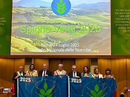 Consegnate le Spighe Verdi, tre i vessilli in provincia