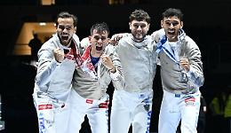 La sciabola a squadre azzurra conquista la medaglia d'oro
