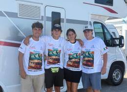 Quattro ragazzi di Latina in viaggio in camper verso Capo Nord