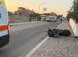 Incidente tra scooter e auto a San Felice Circeo, 24enne in codice rosso
