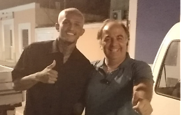 Wesley França,  il brasiliano neo acquisto della Roma  a Ponza
