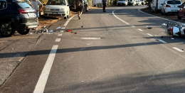 Incidente tra auto e moto, centauro trasportato a Roma in eliambulanza