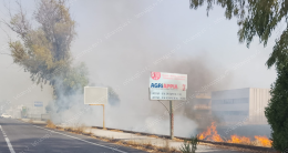 Incendio in via Isonzo, strada chiusa