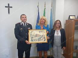 Il comandante del reparto territoriale dei Carabinieri lascia Aprilia, il saluto del Comune