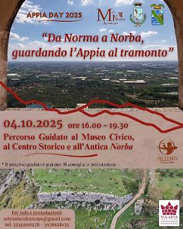 Anche a Norma si festeggerà l'Appia Day