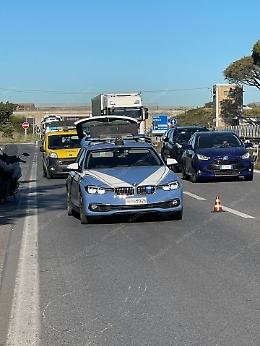 Incidente sulla Pontina, centauro in codice rosso