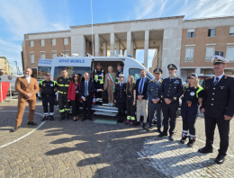 Inaugurato il Villaggio della Protezione Civile in piazza del Popolo
